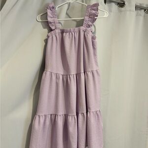 Lavender Ruffle Kids Dress